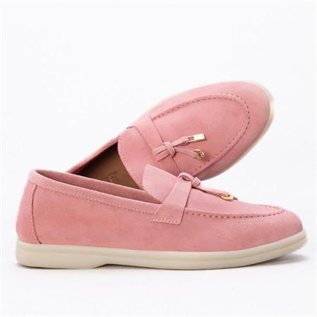 Gusse Maggie Kadın Hakiki Süet Deri Babet 3012