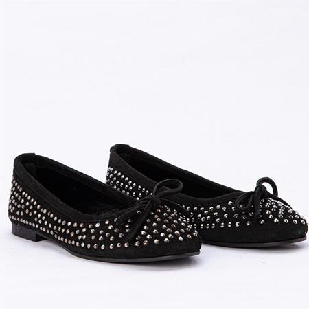 Gusse Mahsunta Kadın Hakiki Süet Deri Babet 15124-2