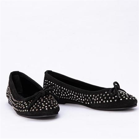 Gusse Mahsunta Kadın Hakiki Süet Deri Babet 15124-2