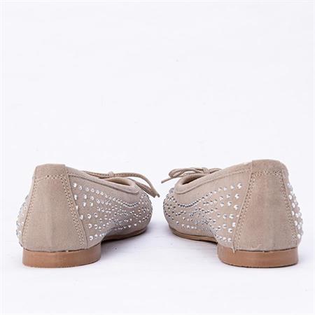 Gusse Mahsunta Kadın Hakiki Süet Deri Babet 15124-2