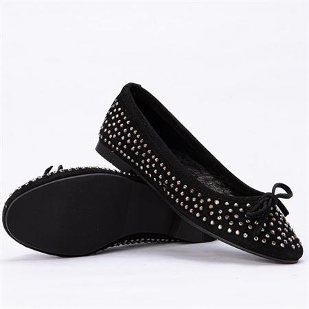 Gusse Mahsunta Kadın Hakiki Süet Deri Babet 15124-2