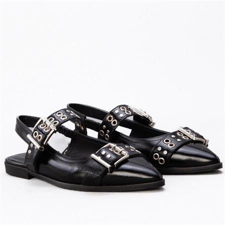 Gusse Margot Kadın Hakiki Rugan Deri Babet K151299-3