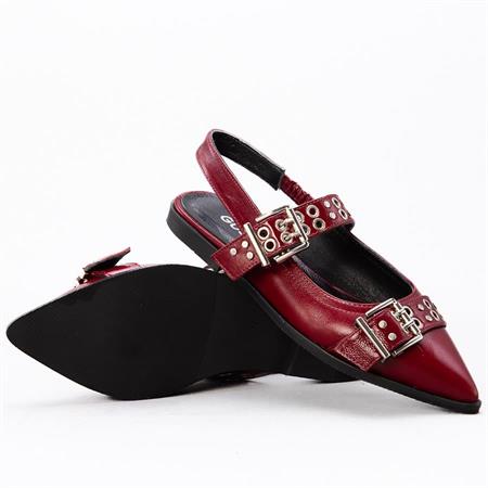 Gusse Margot Kadın Hakiki Rugan Deri Babet K151299-3