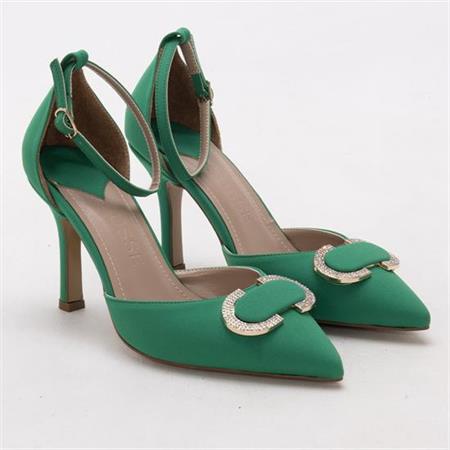 GUSSE MARIAN KADIN TAŞLI ABİYE STILETTO AYAKKABI