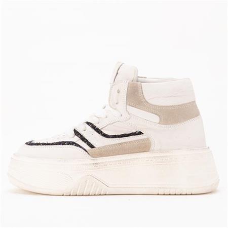 Gusse Martina Kadın Hakiki Deri Mid Vintage Sneaker Bot 8601