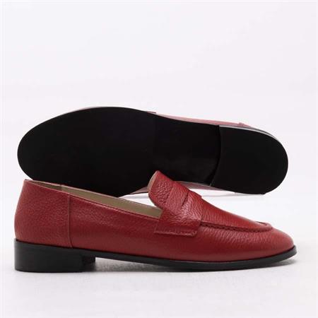 GUSSE MILA KADIN BEJ HAKIKI DERI BABET K123