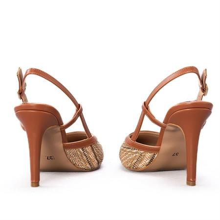 Gusse Nayla Kadın Hasır Stiletto 165-4