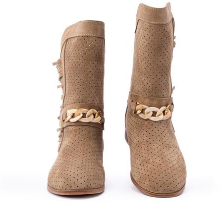 Gusse Novera Kadın Hakiki Süet Deri Yazlık Bot K151906-2