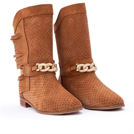 Gusse Novera Kadın Hakiki Süet Deri Yazlık Bot K151906-2