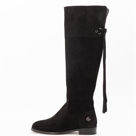 Gusse Paraskevi Kadın Hakıkı Suet Derı Çizme K422-2