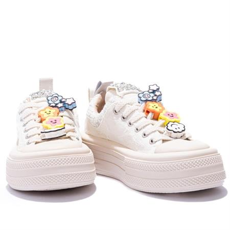 Gusse Scootland Kadın Emoji Taşlı Spor Sneaker Ayakkabı 19000-4