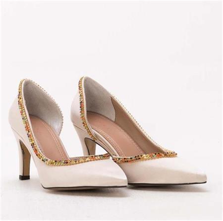 GUSSE SHARON KADIN SATEN STILETTO AYAKKABI 1328