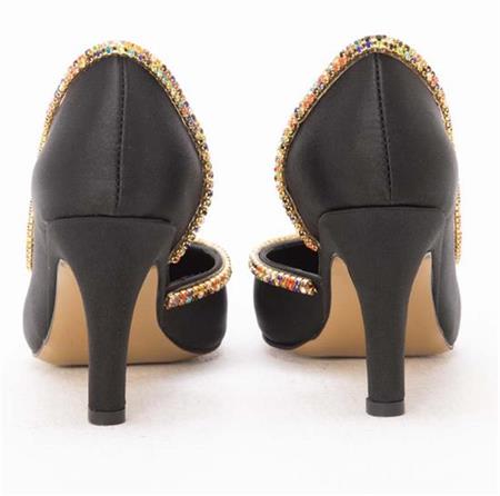 GUSSE SHARON KADIN SATEN STILETTO AYAKKABI 1328