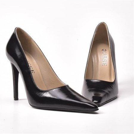 Gusse Spanish Kadın Hakiki Rugan Deri Stiletto 26-3