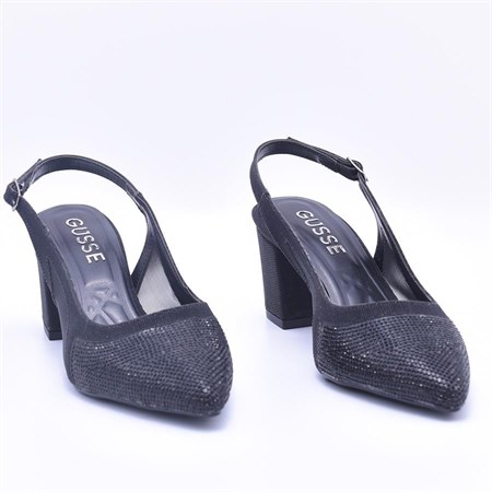 Gusse Surrina Kadın Simli Abiye Sandalet 7025-5
