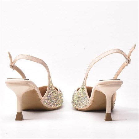 Gusse Sutton Kadın Abiye Taşlı Sandalet-008
