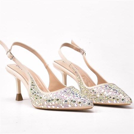 Gusse Sutton Kadın Abiye Taşlı Sandalet-008