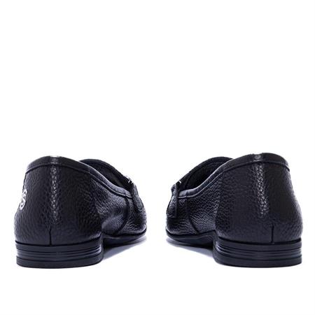 Gusse Vittora Kadın Hakiki Taş İşlemeli Deri Babet 25020