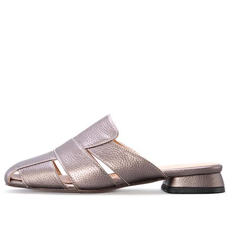 Gusse Yulia Kadın Hakiki Deri Abiye Terlik K1597