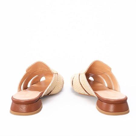 Gusse Yulia Kadın Hasır Örgü Abiye Terlik K1597-4