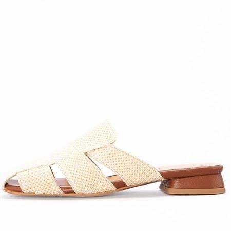 Gusse Yulia Kadın Hasır Örgü Abiye Terlik K1597-4