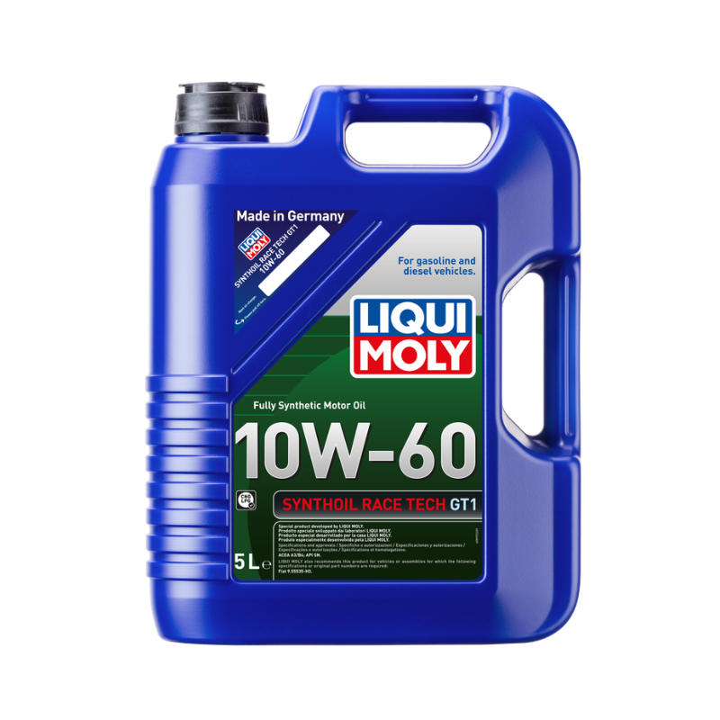 10W60 Motor Yağı Synthoil Race Tech GT1 5 Litre
