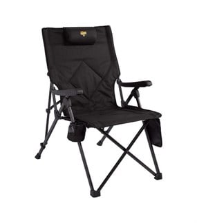 Comfort 3 Kademeli Katlanabilir Kamp Sandalyesi Siyah