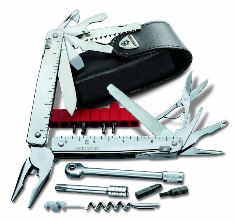  VICTORINOX 3.0339.L SWISSTOOL X PLUS RATCHET (DERİ KILIFLI)