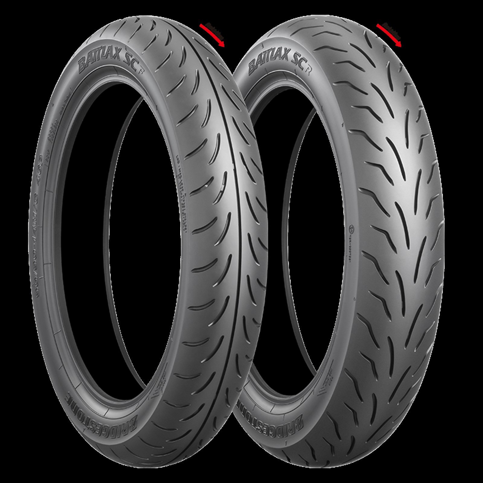 100/80-16 M/C 50P TL BRIDGESTONE BATTLAX SC F