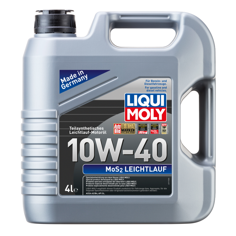 10W40 Motor Yağı Kısmi Sentetik MoS2'li Leıchtlauf 4 Litre