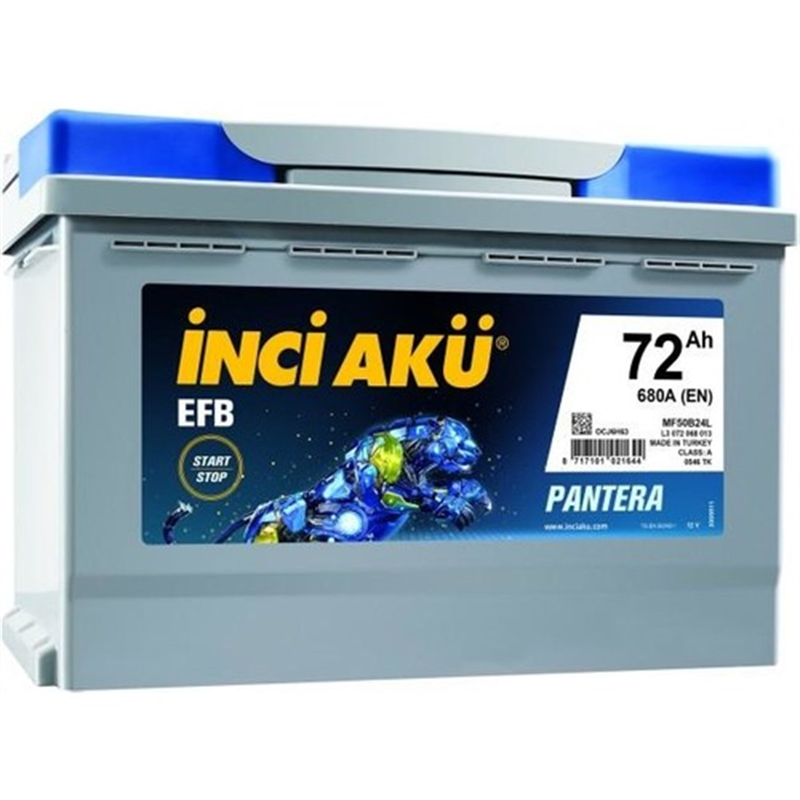 12 V 72 AH START-STOP EFB PANTERA