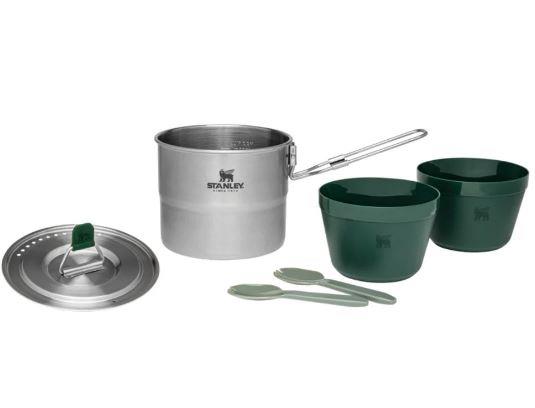 ADVENTURE PASLANMAZ ÇELİK İKİ KİŞİLİK PİŞİRME SETİ 