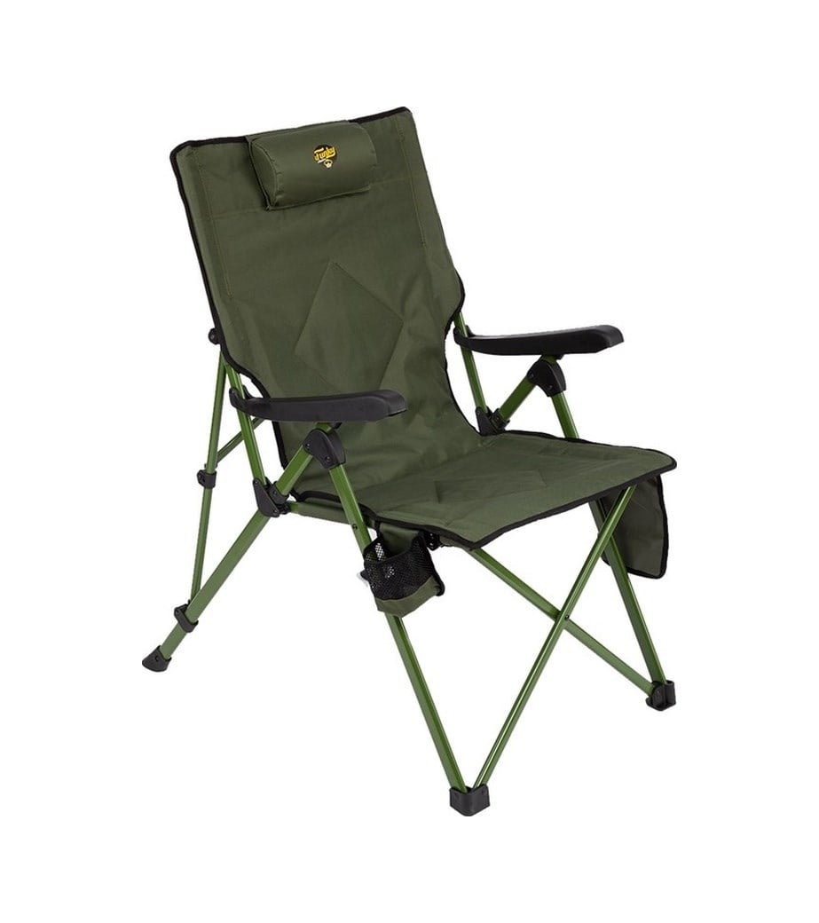 Comfort 3 Kademeli Katlanabilir Kamp Sandalyesi Haki