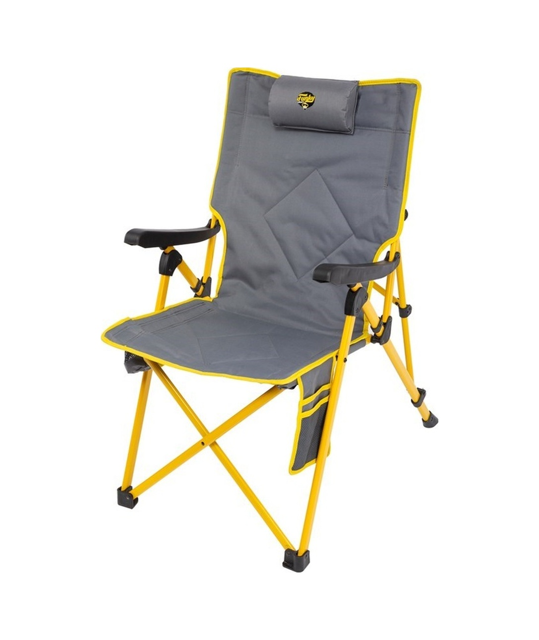 Comfort 3 Kademeli Katlanabilir Kamp Sandalyesi Gri