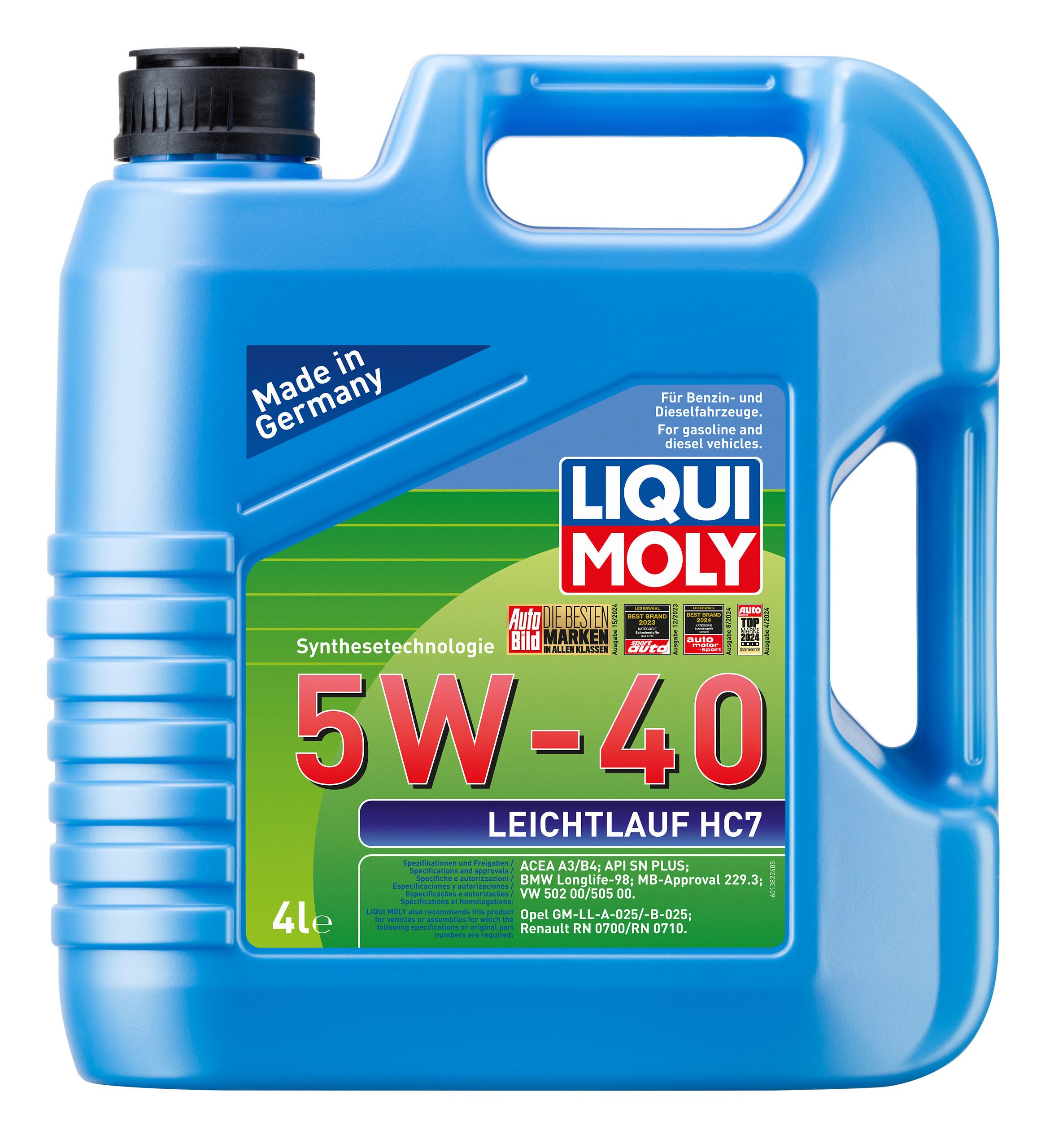 LEICHTLAUF HC7 5W-40 4L