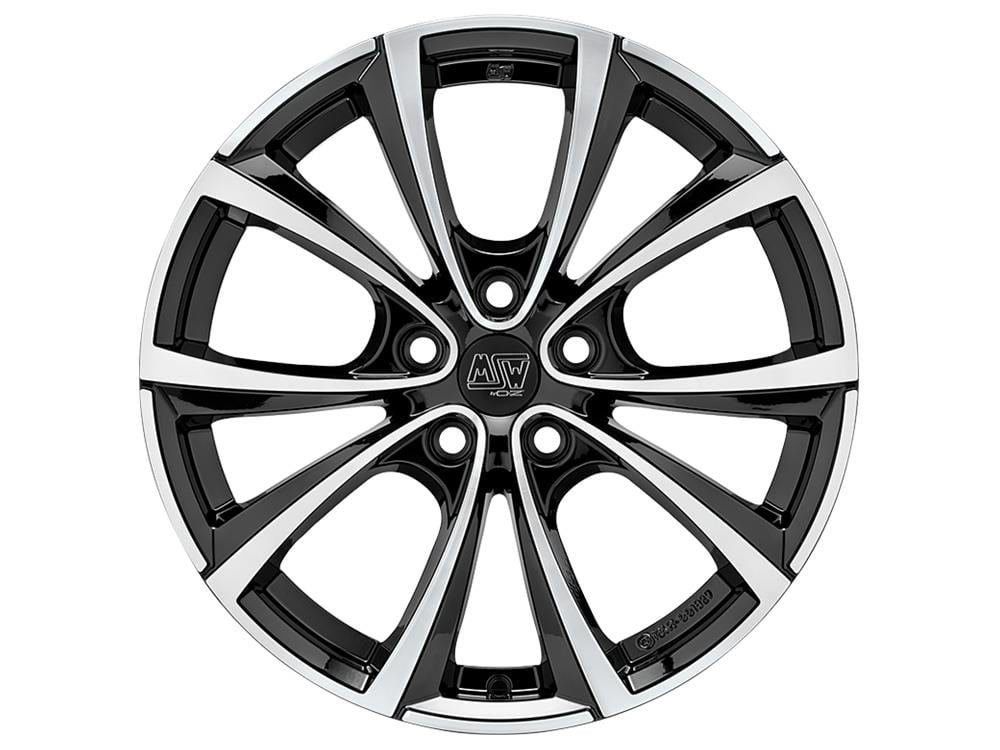 MSW 27T 5X114,3 9,5X20 ET45 GLOSS BLACK FULL POLISHED