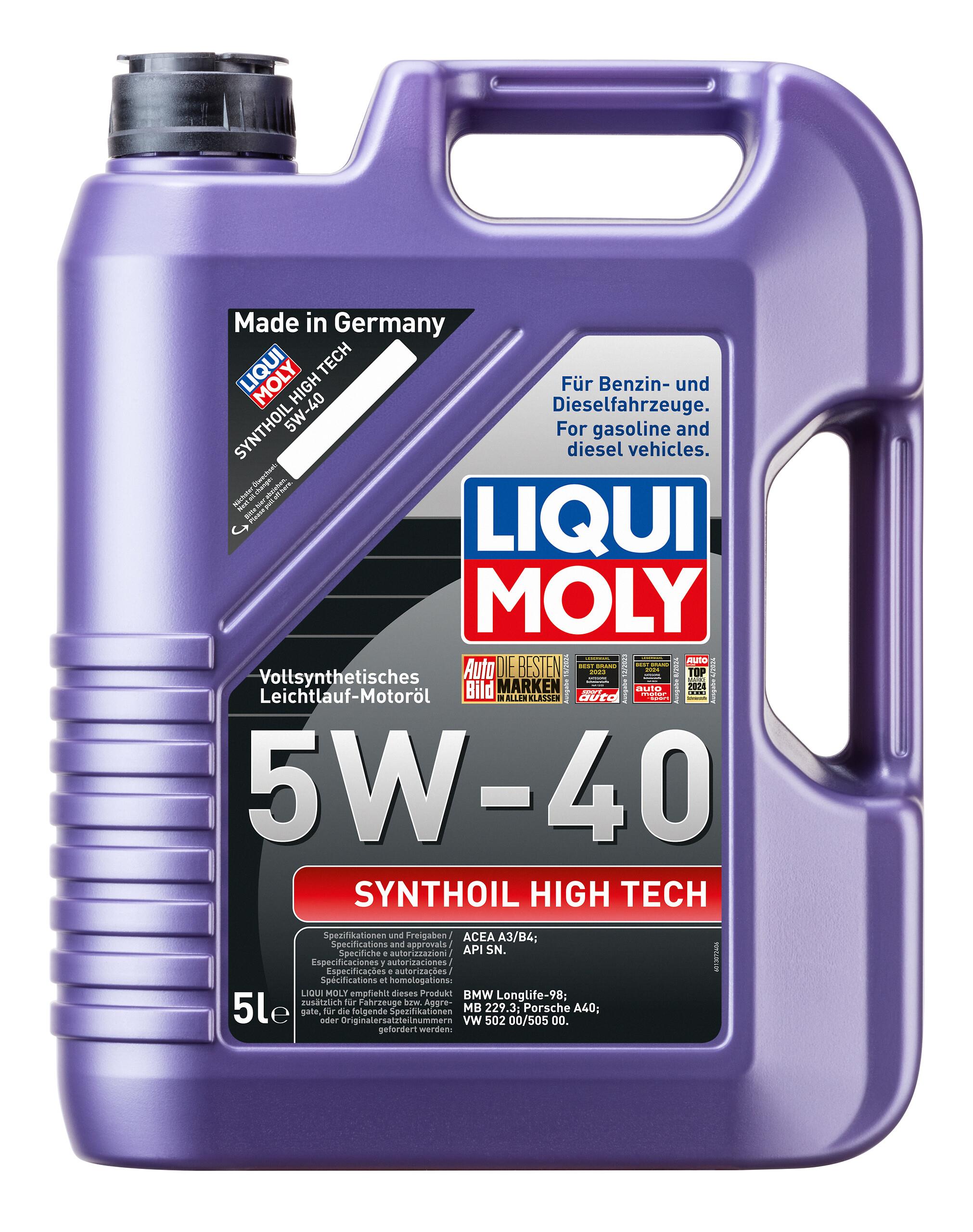 SYNTHOIL HIGH TECH 5W-40 5L