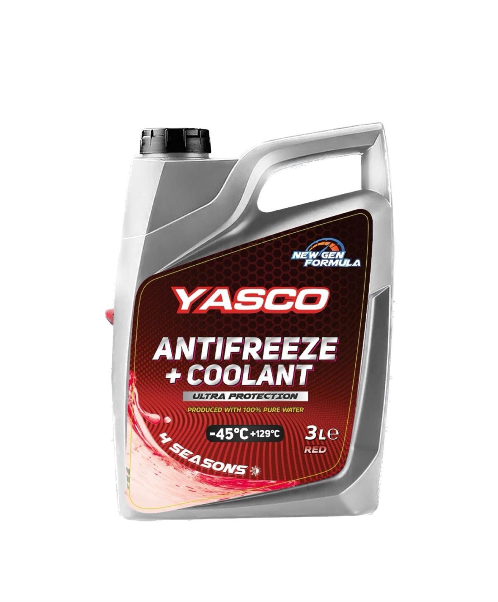 YASCO KIRMIZI ANTİFRİZ – 45 ° C 3 LİTRE