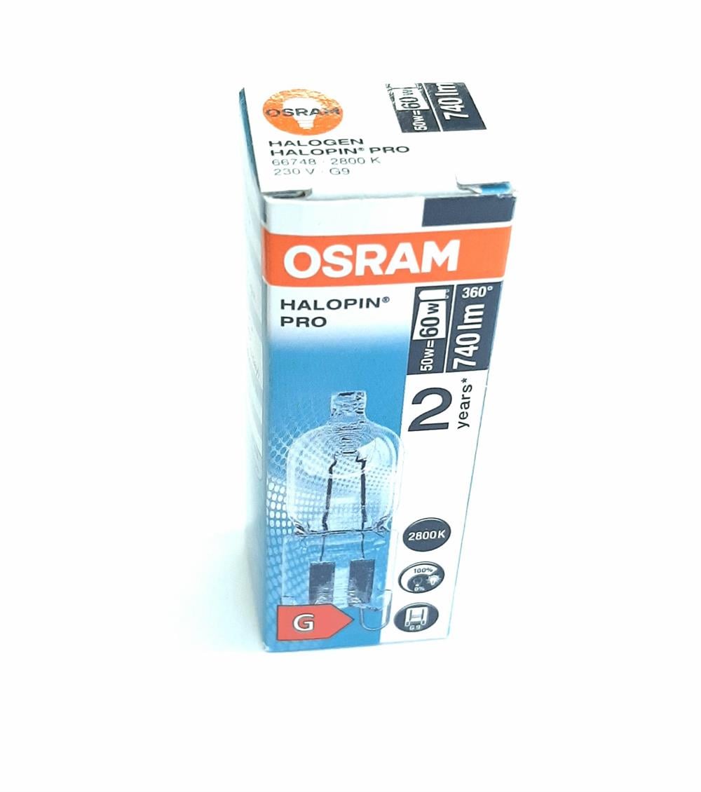 66748 HALOPIN 50W G9 220V KAPSÜL AMPUL OSRAM