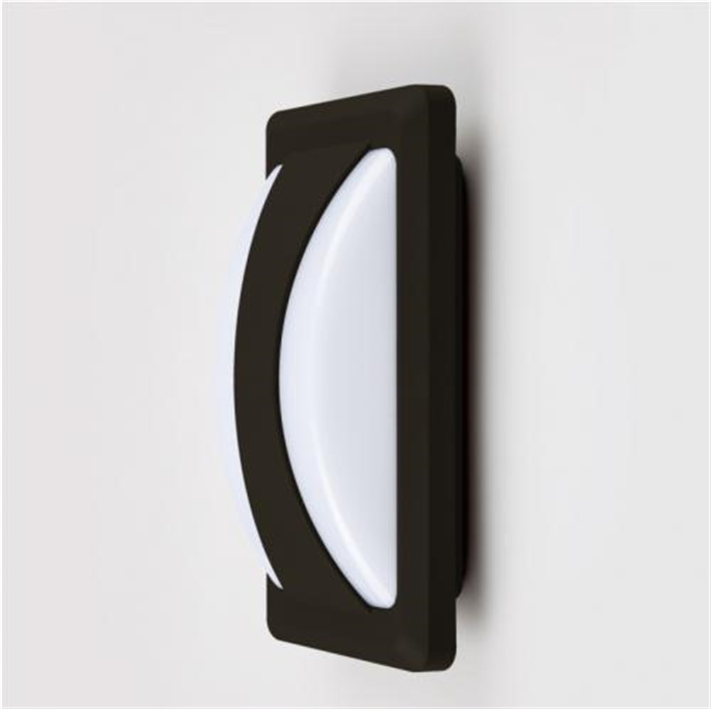 CT7058 12W SARI IŞIK SIVA ÜSTÜ LEDLİ APLİK CATA (SU GEÇİRMEZ)