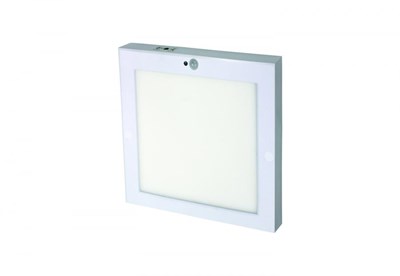 CT9246 18W SARI KARE LÜKS MODEL SENSÖRLÜ TAVAN CATA (GECE GÜNDÜZ AYARLI) 