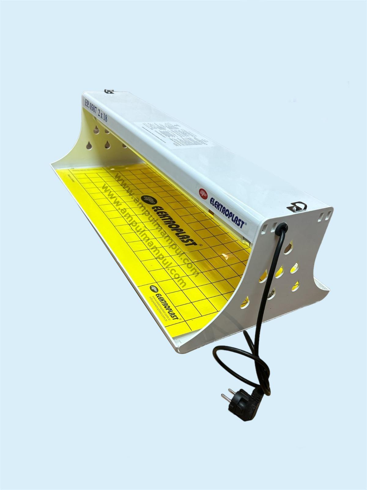 EP 507P 2X18W YATAY YAPIŞKANLI UV IŞIKLI TUZAK KONTROL ÜNİTESİ