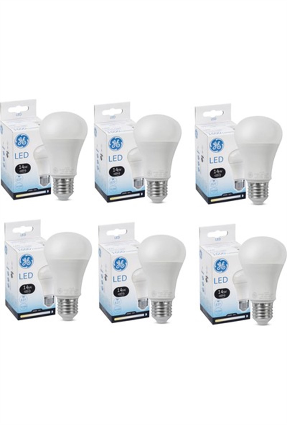 LED 14W/827 SARI A60 1521 LM GE 6 ADET