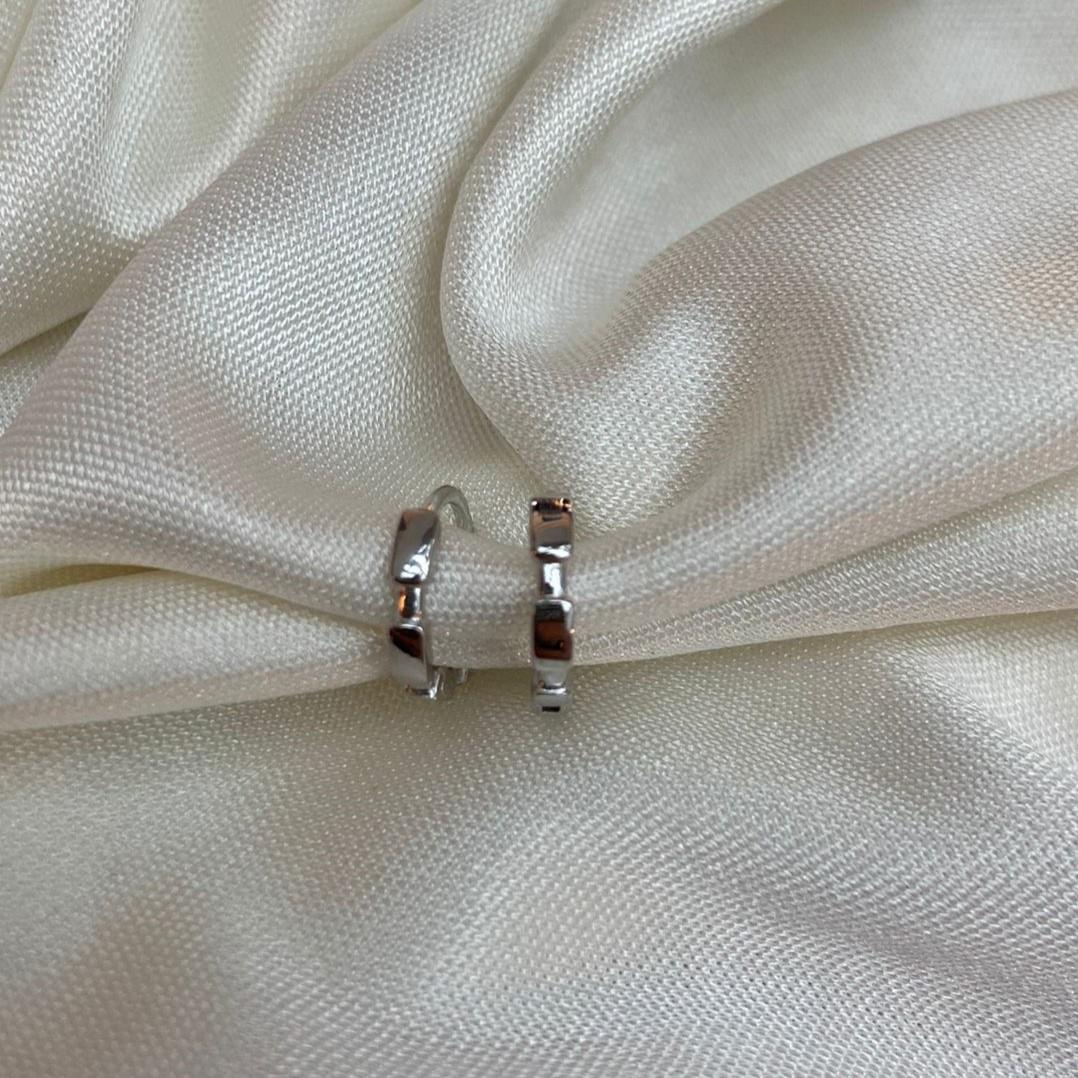 KüpeGirintili Mini Halka Küpe 