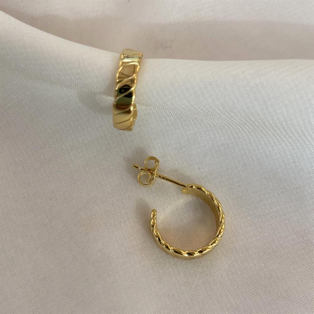 KüpeMini Halka Küpe Gold