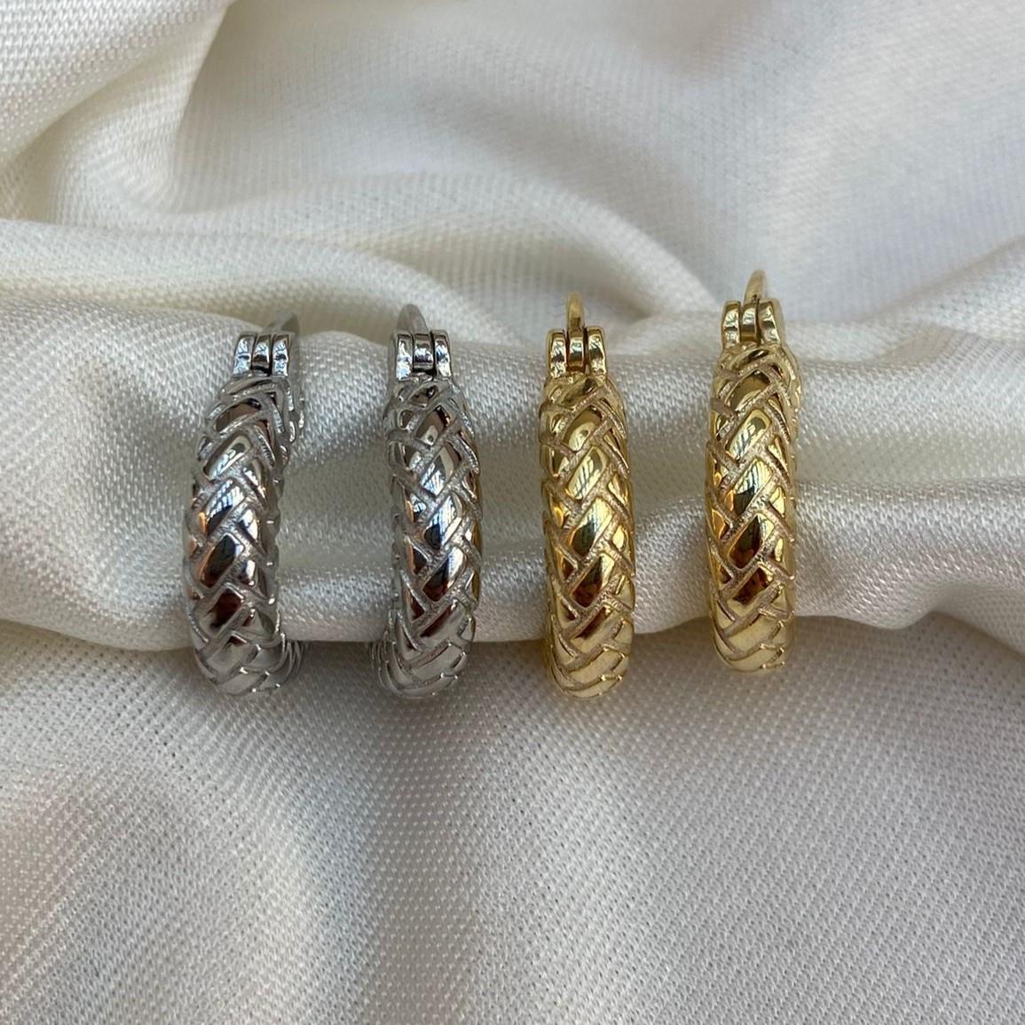 KüpeVintage Burgu Halka Küpe Gold