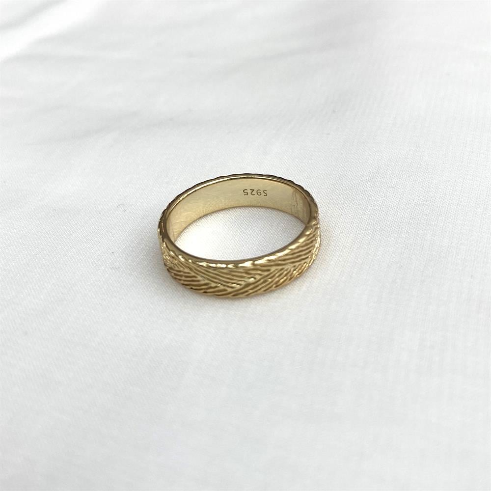 YüzükDövme Alyans Model Yüzük Gold