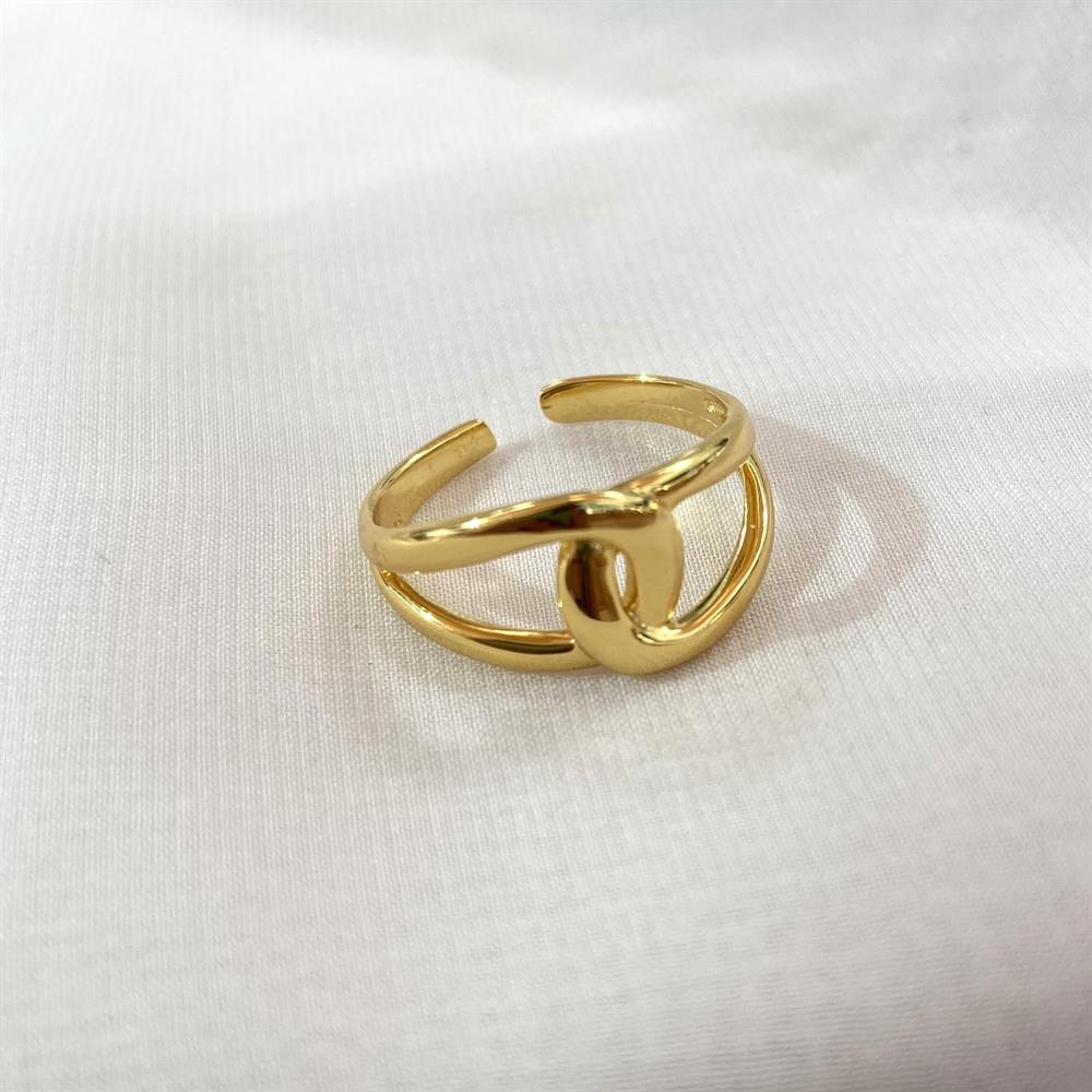 YüzükGeçmeli D Yüzük Gold