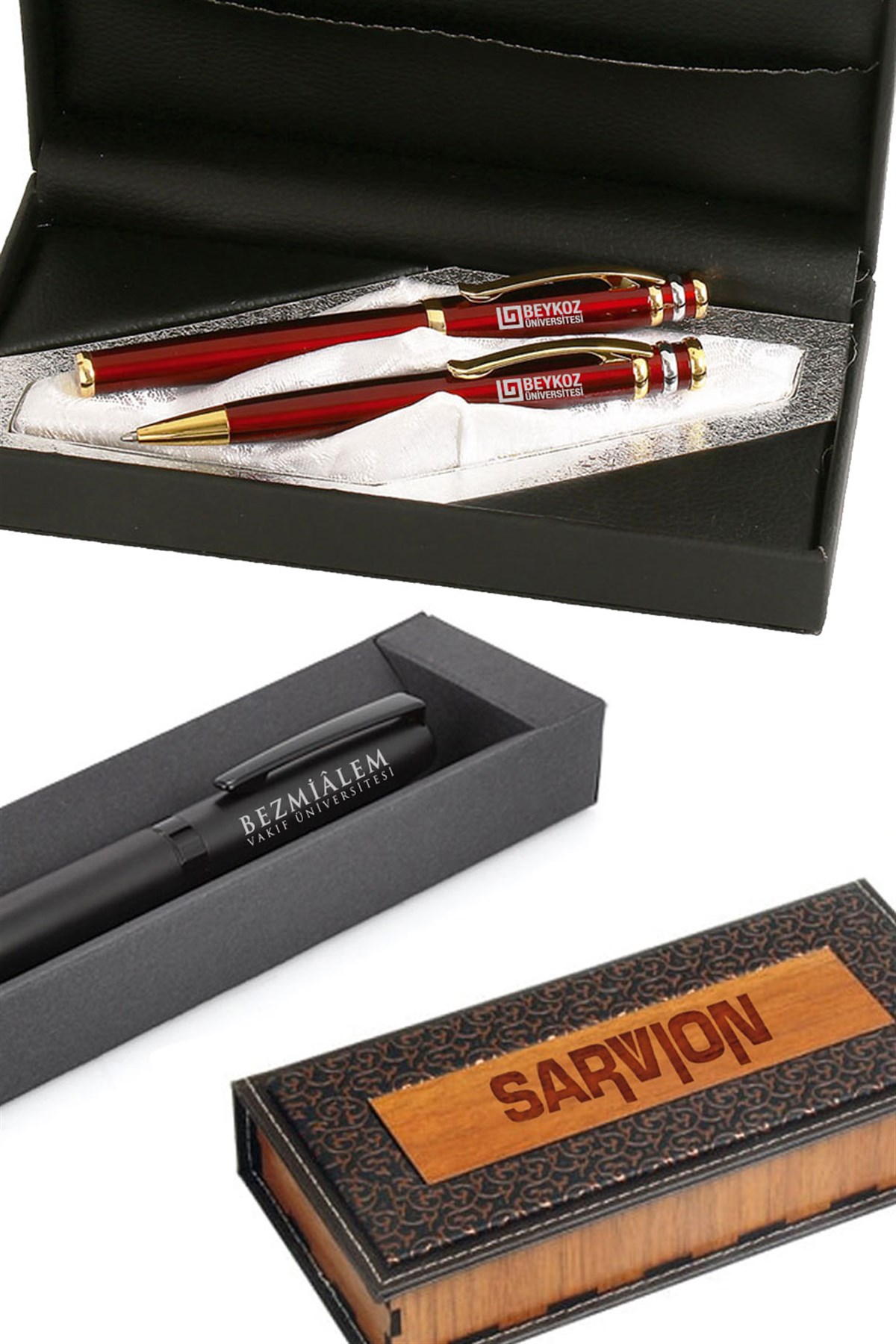 Lazer Baskı-Metal Kalem Seti Lazer Baskı