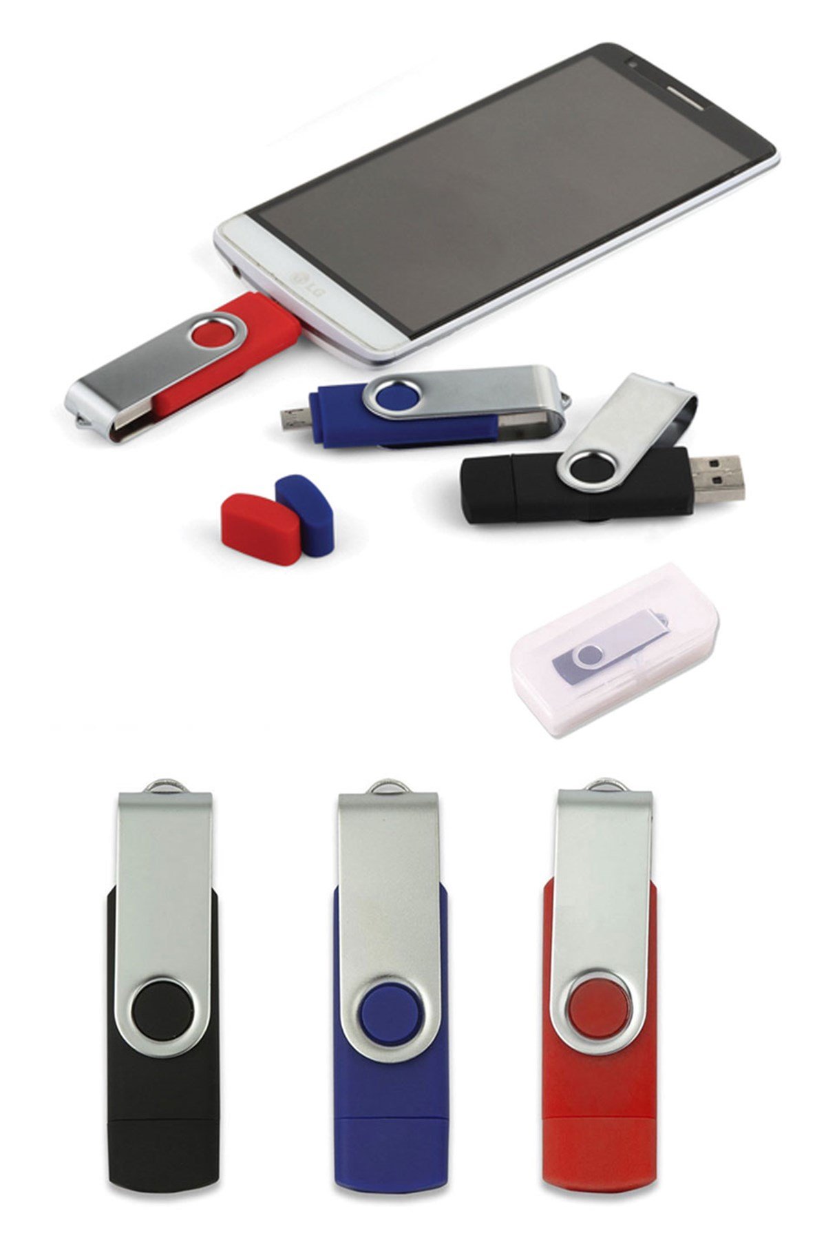 OTG Döner Kapak USB Bellek